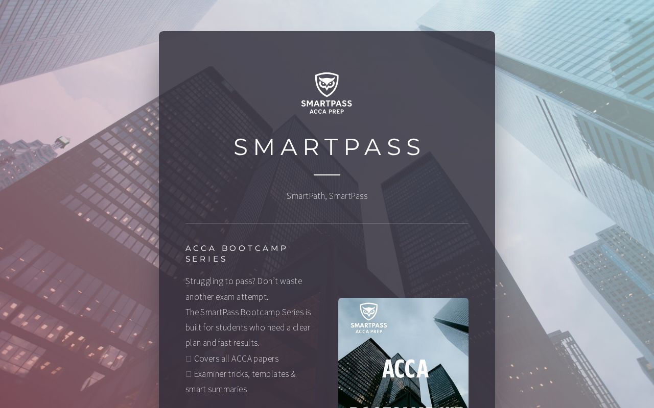 ACCA Smart Pass